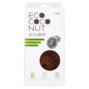 EcoCoconut Scourers - Twin Pack