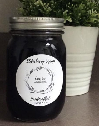 Elderberry Organic Syrup, Vegan or Tea - Cassie's Natural Living