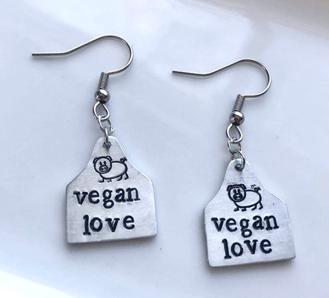 Vegan Love Earrings!